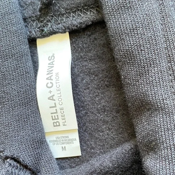 Bella Canvas Black Hoodie with Blue Graphic - Picture 7 of 7